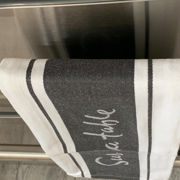 Sur La Table Logo Dish Towel (plus a little country tin house) NWT - Picture 9 of 13